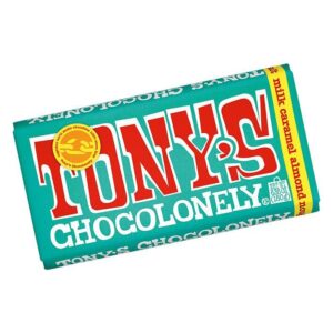 Tony's Chocolonely - Milk Chocolate Caramel, Almonds, Pretzels, Nougat and Sea Salt - 6oz Bar