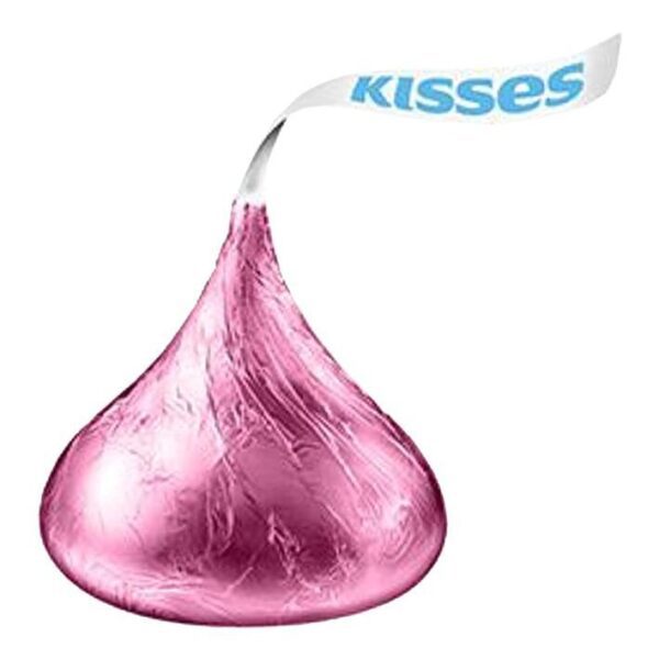 Hershey's Kisses - Milk Chocolate - Pink