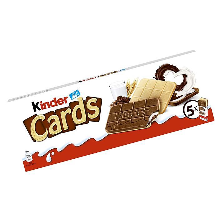 Kinder cards chocolat