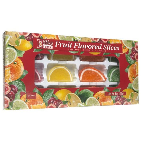 Holiday Candies Fruit Flavored Slices - 6oz Box