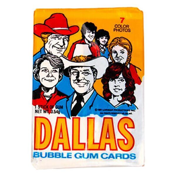 1981 Donruss Dallas Bubble Gum Cards