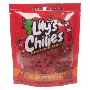 Lily's Chillies - Chili Strawberry Belts - 4oz