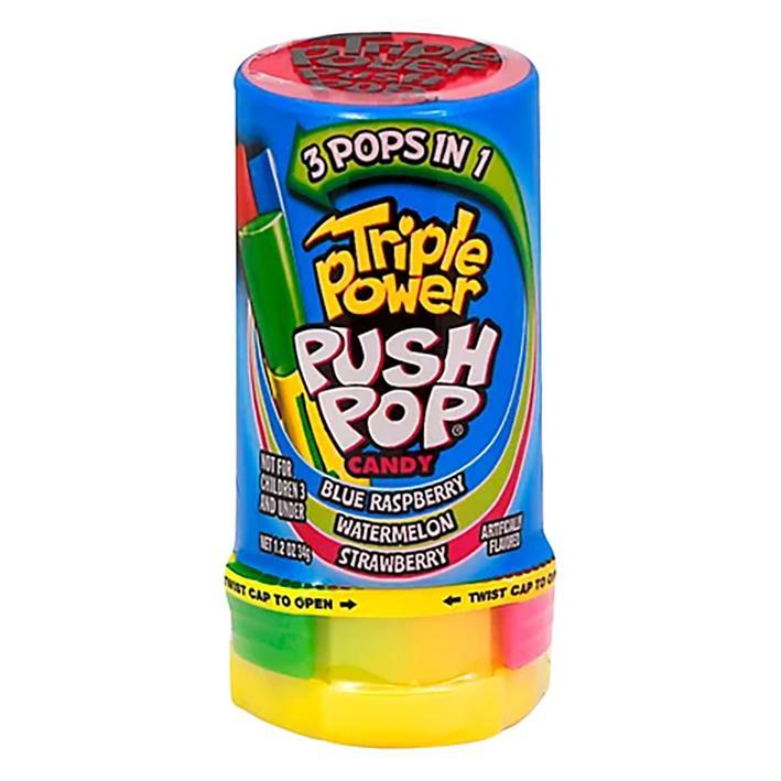 Dinkarville liter hoste Push Pop - Triple Power - Economy Candy