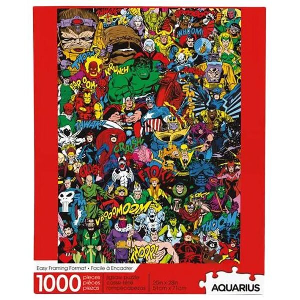 Aquarius Puzzle - Marvel Retro Cast Collage