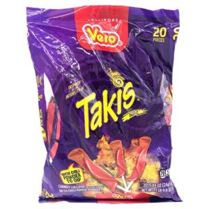 Vero Takis Fuego Lollipops - 20 Piece Bag