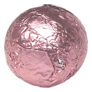Milk Chocolate Balls - Light Pink Foil
