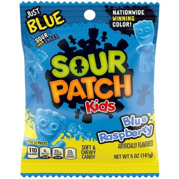Sour Patch Kids - Blue Raspberry - 5oz Bag