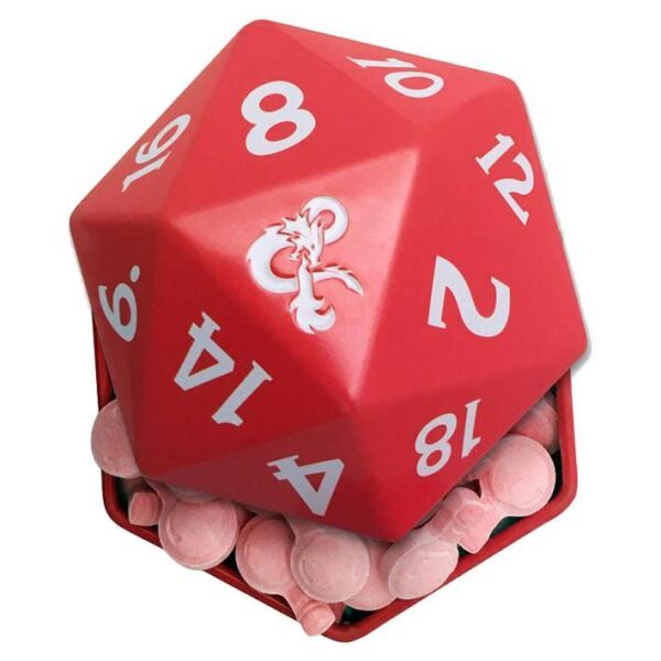 Dungeons and Dragons D20 +1 Cherry Potion Candy Tin