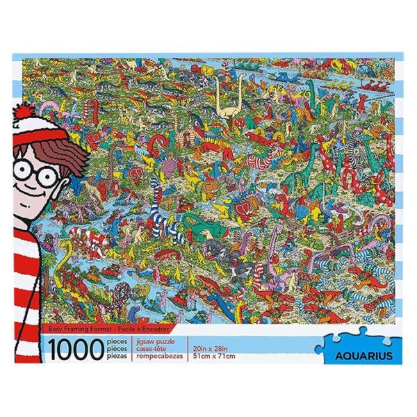 Aquarius Puzzle - Where's Waldo Dinosaurs