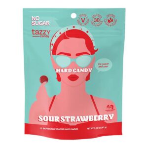 Tazzy - Sour Strawberry Hard Candy
