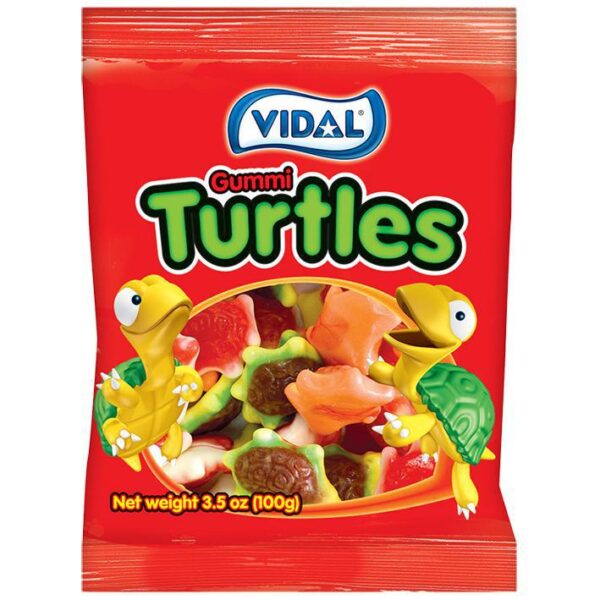 Vidal Gummi Turtles - 3.5oz Bag