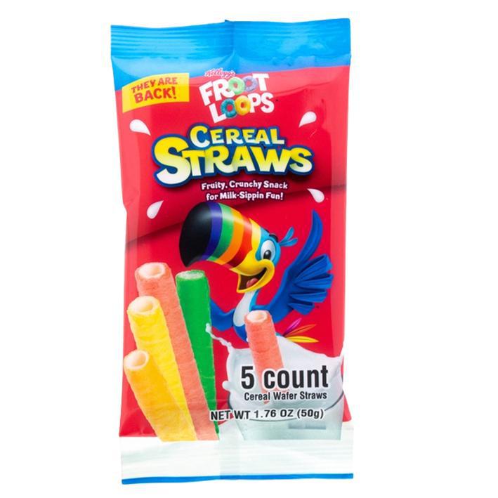 Cereal Straws - Froot Loops - Economy Candy