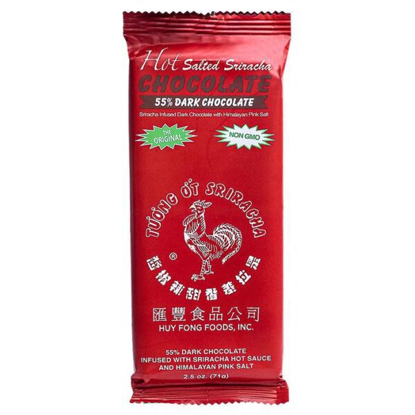 Hot Salted Sriracha Chocolate - 55% Dark Chocolate