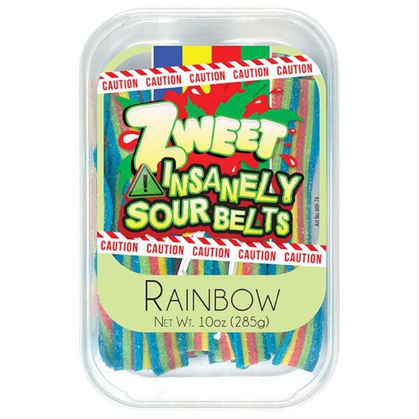 Zweet Insanely Sour Rainbow Belts