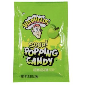 WarHeads Sour! Popping Candy - Green Apple