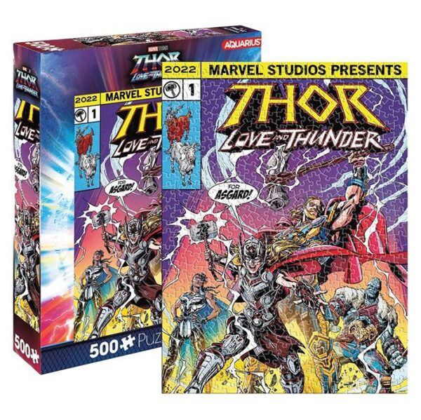 Aquarius Puzzle - Marvel Thor Love and Thunder Comic Book Cover