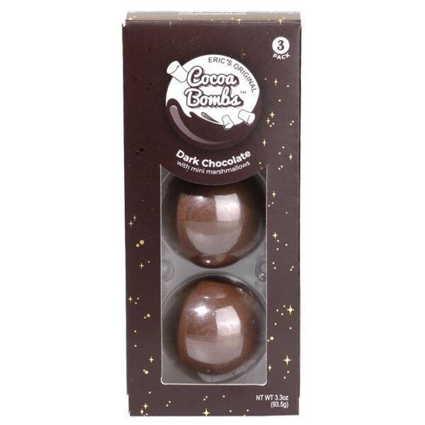Cocoa Bombs - Dark Chocolate - 3 Pack