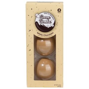 Cocoa Bombs - White Chocolate - 3 Pack