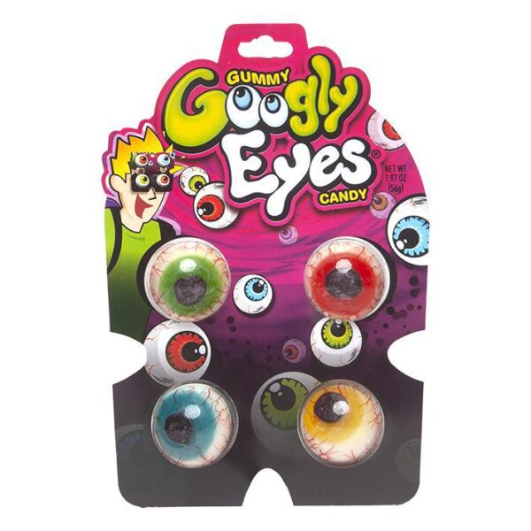 Gummy Googly Eyes Candy - 4 Piece Pack