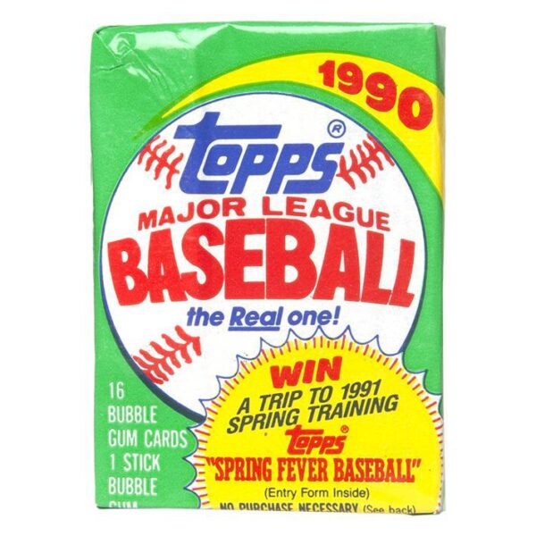 1990 Topps Major League Baseball Trading Cards