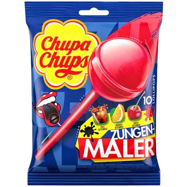 Chupa Chups Zunger-Maler Lollipops (Tongue Painter Lollipops)