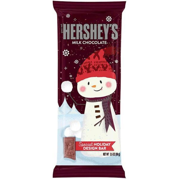 Hershey's Milk Chocolate Snow Man Bar