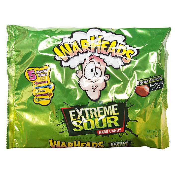 Warheads Extreme Sour Hard Candy - 25oz Bag - Economy Candy