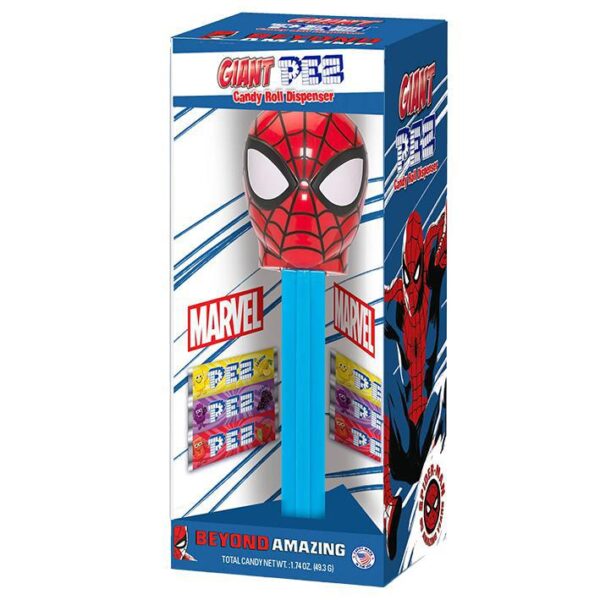Giant Pez - Spider-Man 60th Celebration PEZ Candy Roll Dispenser
