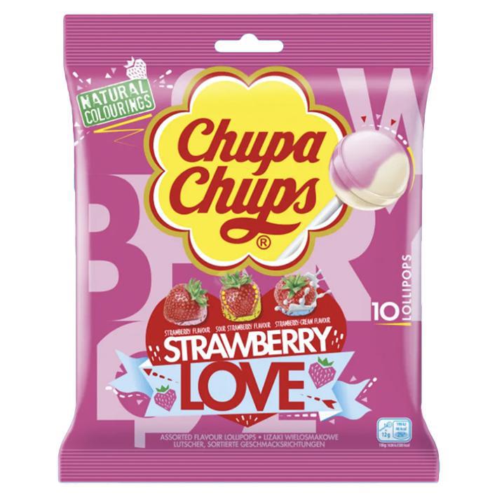 Buy Chupa Chups sugarfree lollipops with fruit flavours (strawberry, cherry  and cola) online at a great price