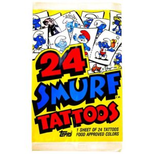 1982 Topps Smurf Tattoos