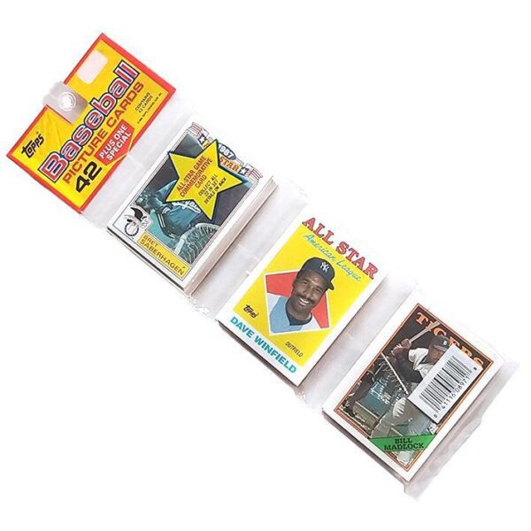1988 Topps Baseball Picture Cards - 42 Card Pack