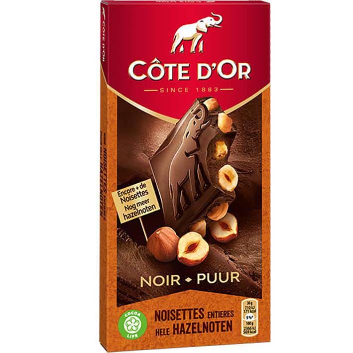 Côte D'or - Noir Noisettes (Dark Chocolate Bar with Hazelnuts)