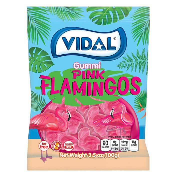 Vidal Gummi Flamingos - 3.5oz Bag