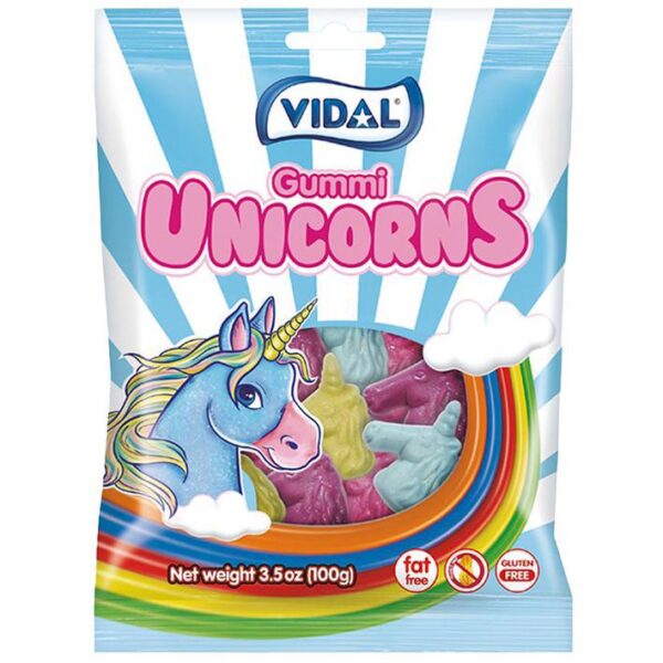 Vidal Gummi Unicorns - 3.5oz Bag