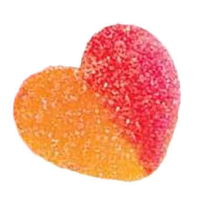 Vidal Gummy Peach Hearts