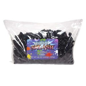 Color Splash Hard Candy - Black - 3 Pound Bag