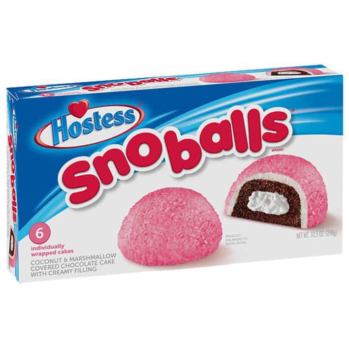 Hostess Sno Balls - 6 Piece Box