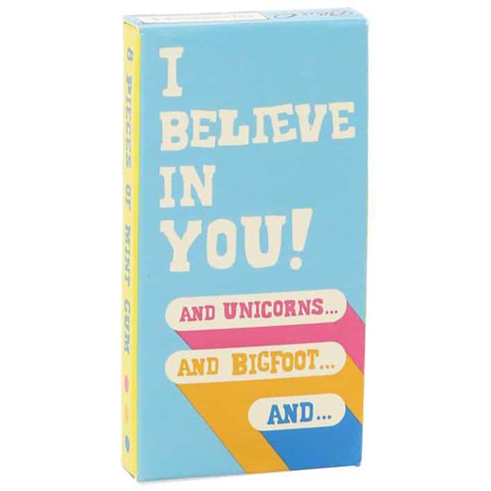 Blue Q Gum - I Believe In You! And...