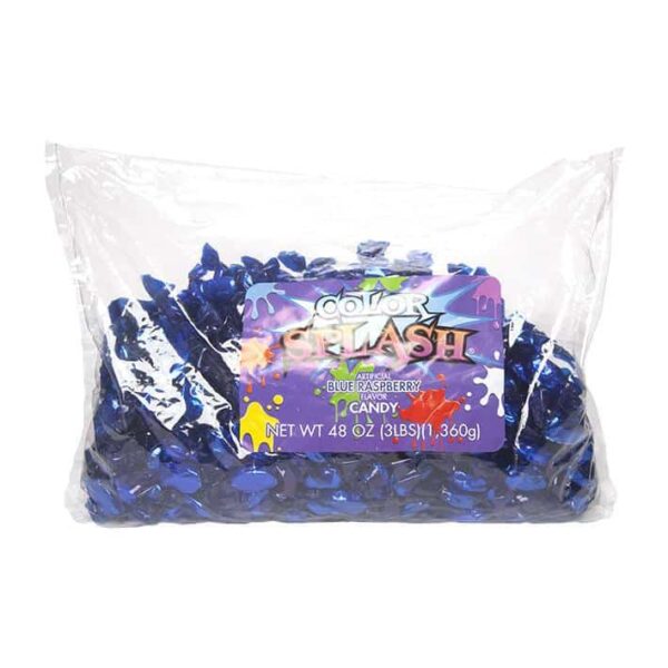 Color Splash Hard Candy - Blue - 3 Pound Bag