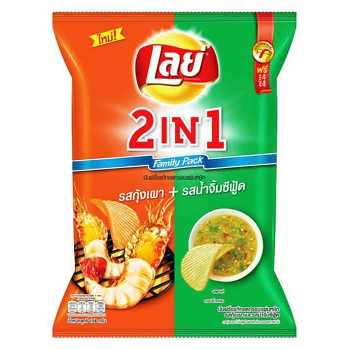 Lays 2-in-1 - Grilled Shrimp and Seafood Sauce