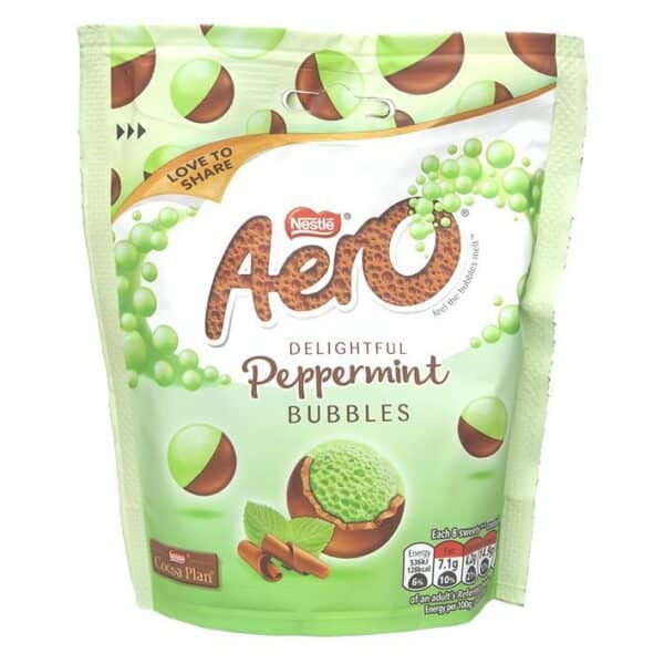 Aero Peppermint Bubbles - 92g Bag