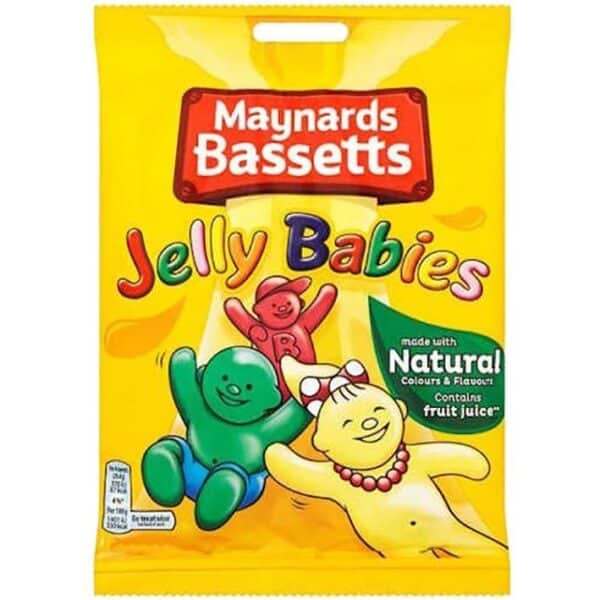 Maynards Bassets Jelly Babies - 190g Bag