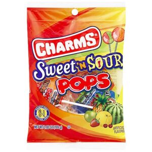 Charms Sweet 'N Sour Pops - 3.85oz Bag