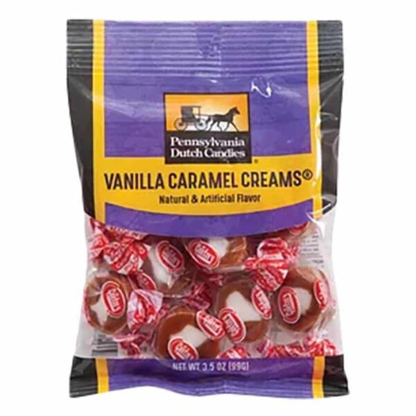 Pennsylvania Dutch Candies - Goetze's Vanilla Caramel Creams - 3.5oz Bag