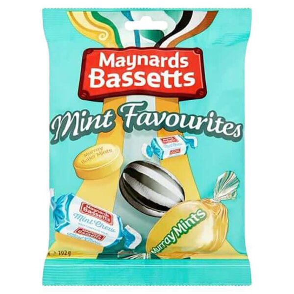 Maynards Bassets Mint Favourites - 192g Bag