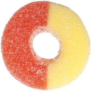 Clever Candy Gummy Rings - Peach