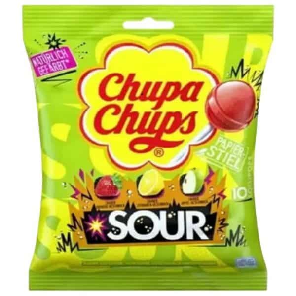 Chupa Chups Sour Lollipops
