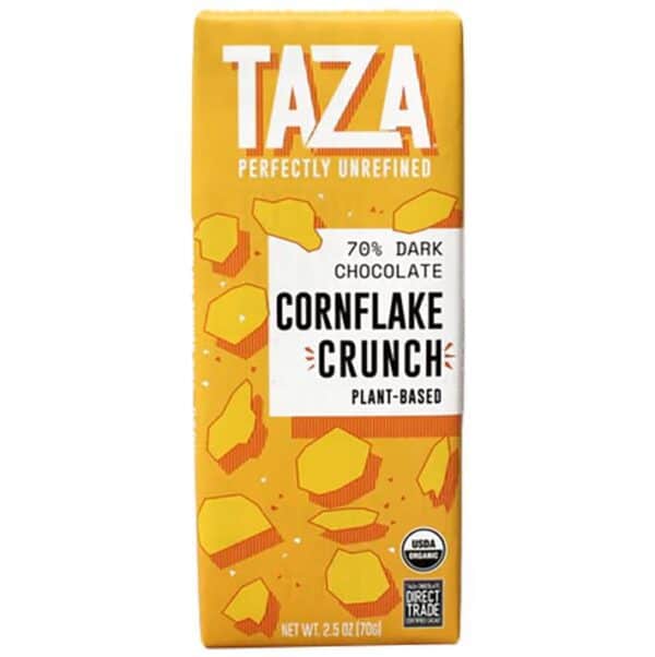 Taza Perfectly Unrefined - 70% Dark Chocolate Cornflake Crunch
