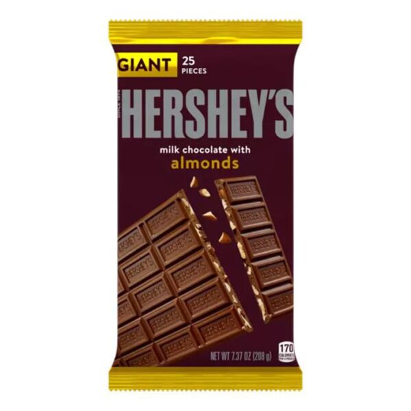 Hershey's Milk Chocolate Bar With Almonds - Giant