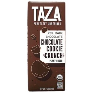 Taza Perfectly Unrefined - 70% Dark Chocolate Chocolate Cookie Crunch